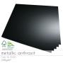 Cardstock "Metallic" 12"x12"  250g/m² (30,5 x 30,5cm) in metallic anthrazit